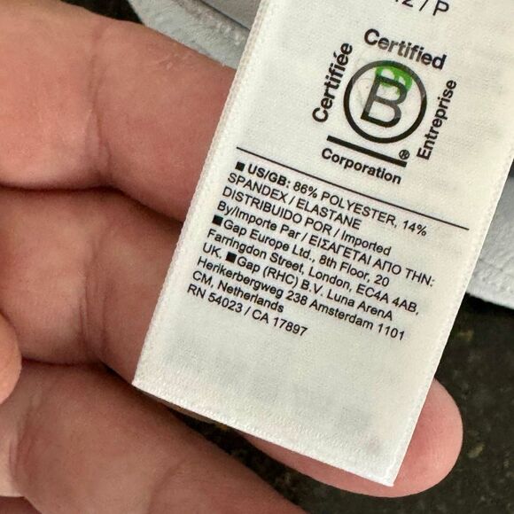 Athleta Endless High Rise Light Gray Pants. Size 12P. - Picture 8 of 10